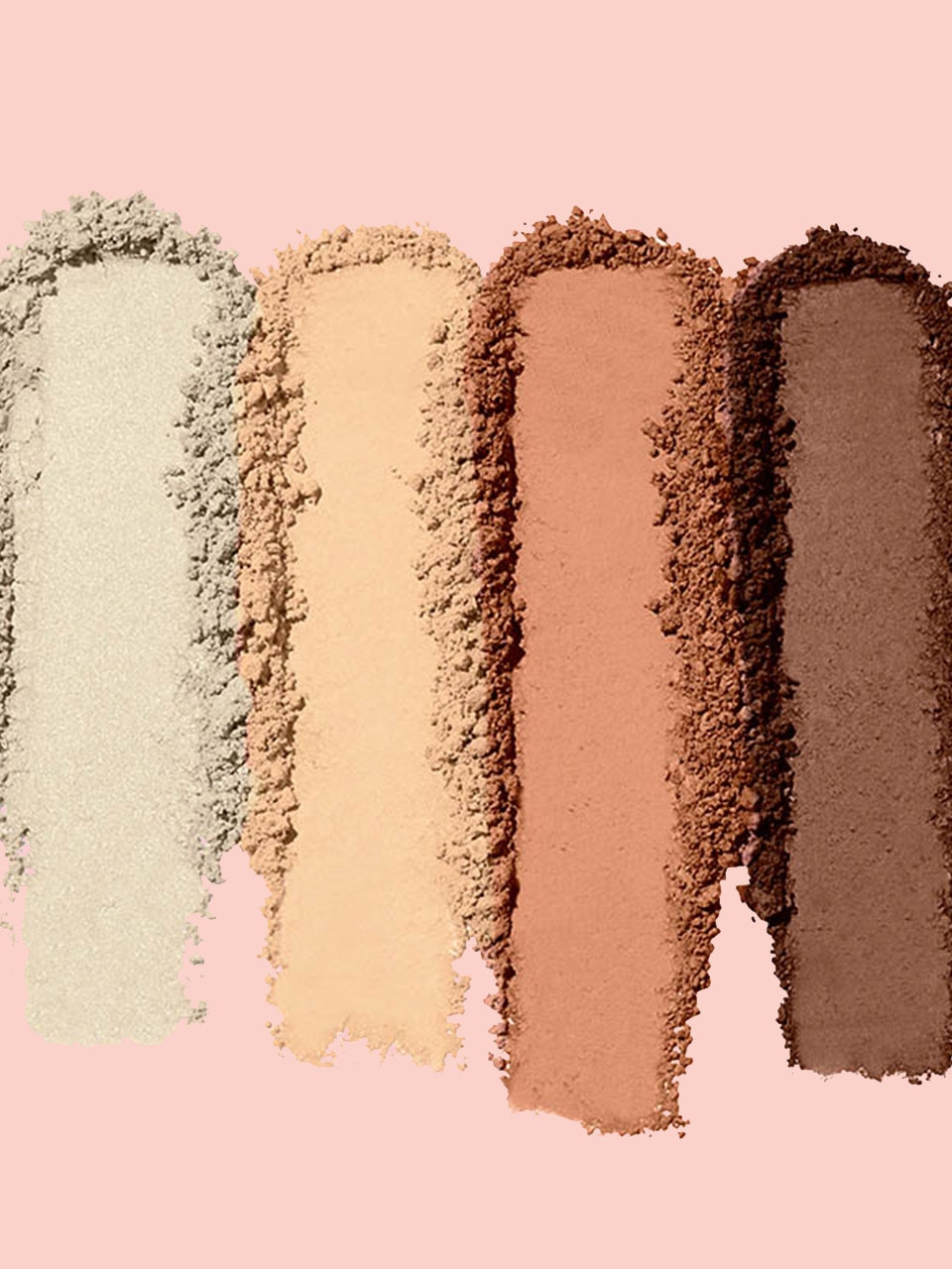 Different shades of contour powder