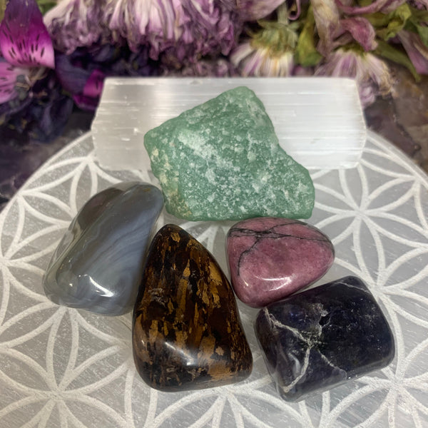 Healing crystals from chakra zulu