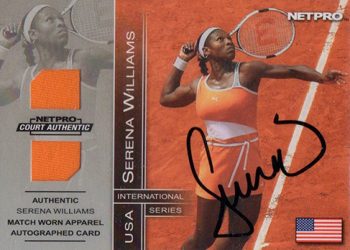 2003 Serena Williams Trading Card Sets New Record For Women Athletes
