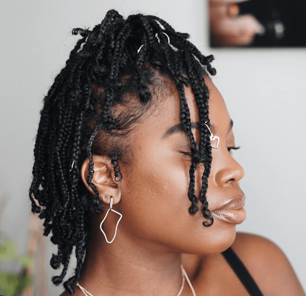 mini twists as a protective style for black women