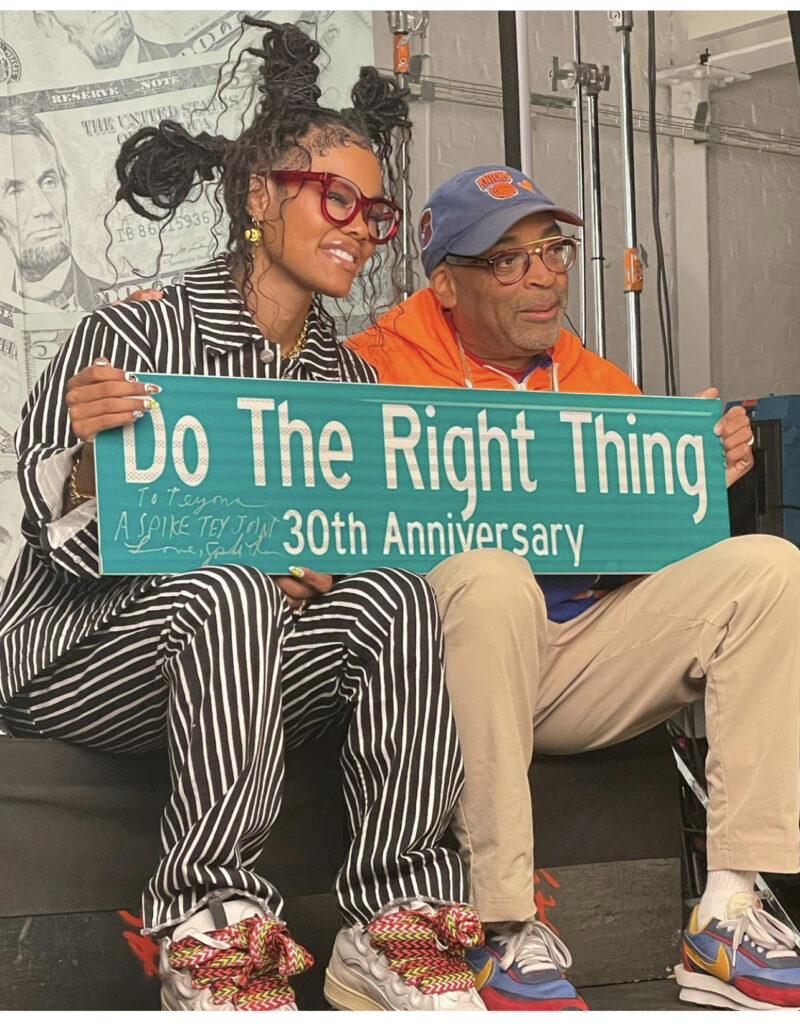 This Basquiat Inspired Style On Teyana Taylor's Locs Is So Cute Spike Lee