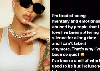Amber Rose Says She’s Been Suffering In Silence After Being Cheated On And Abused – Boyfriend Says He Is Who He is