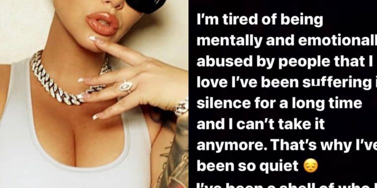 Amber Rose Says She’s Been Suffering In Silence After Being Cheated On And Abused – Boyfriend Says He Is Who He is