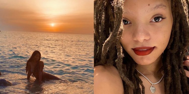 Halle Bailey Shares First Glimpse As Ariel In Live-Action ‘Little Mermaid