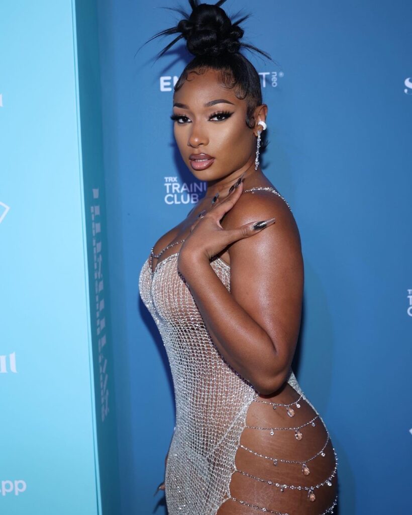 Megan Thee Stallion Stunned At The 2021 Sports Illustrated Launch Party