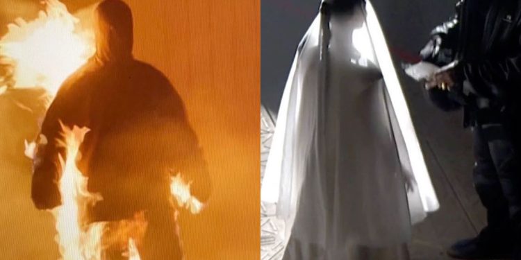 Kim Kardashian Reunites With Kanye West After He Is Set On Fire At The Donda Listening Event – Twitter Reacts