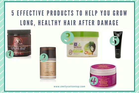 5 Effective Products To Help You Grow Long, Healthy Hair After Damage