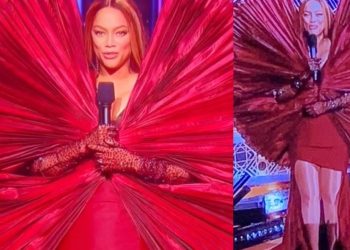 What In The “Jurassic Park” Is Tyra Banks Wearing On Dancing With The Stars?