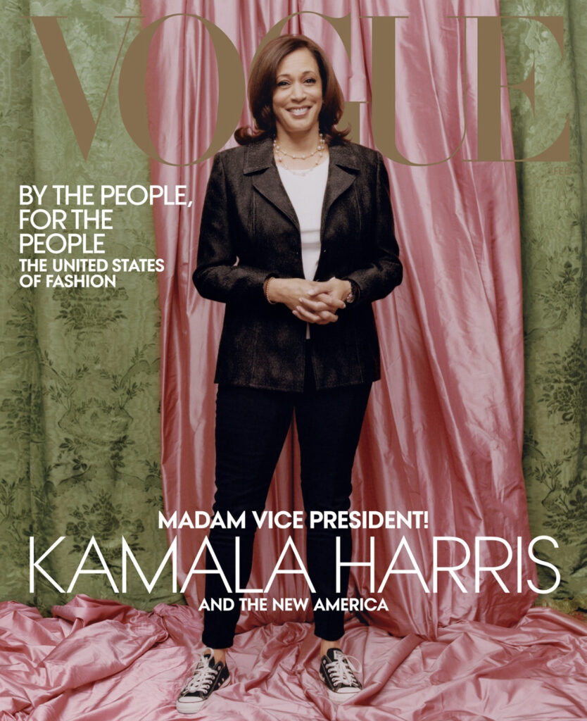 Kamala Harris on the cover of Vogue