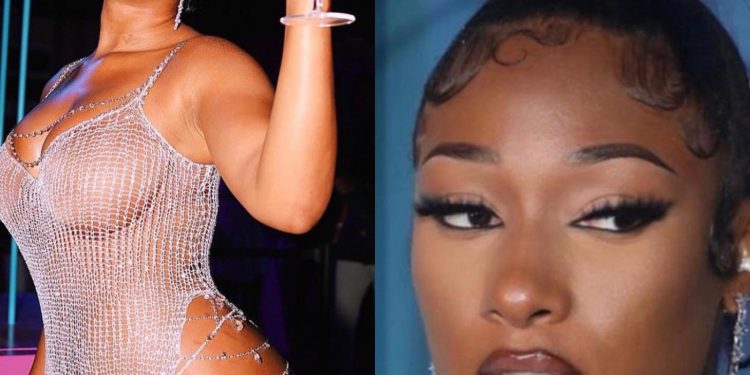 Megan Thee Stallion Stunned At The 2021 Sports Illustrated Launch Party