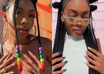 7 Braided Looks On Fashion Model Lellies Santiago You Just Have To See