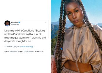 Issa Rae Thinks The Problem With RnB Today Is That It Lacks Drama And Desperation