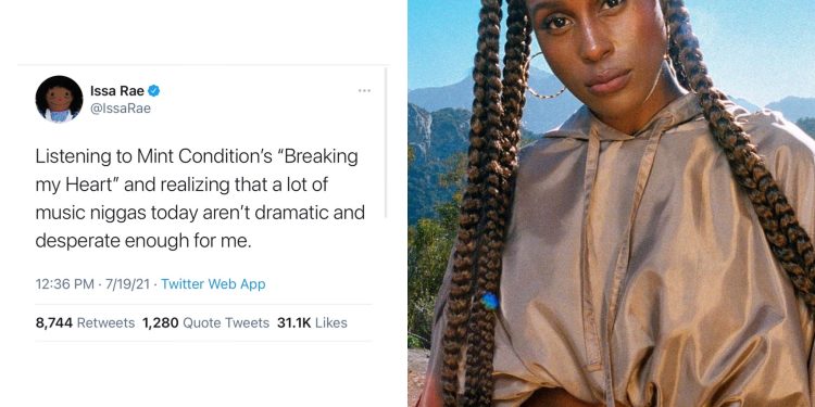 Issa Rae Thinks The Problem With RnB Today Is That It Lacks Drama And Desperation