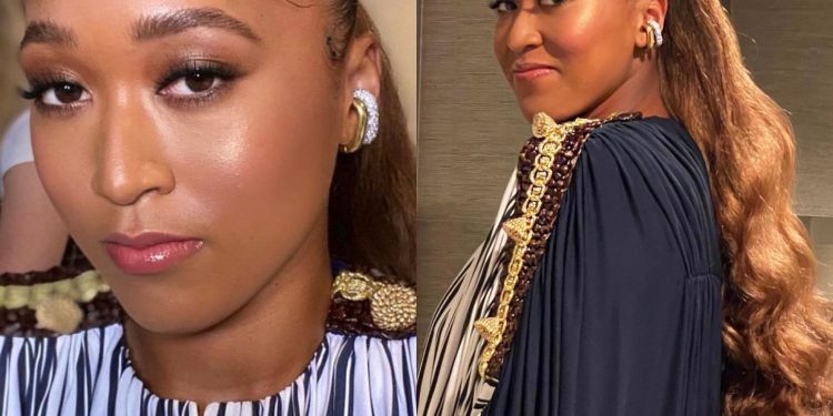 This Is How To Recreate Naomi Osaka’s Rhinestone Ponytail Look