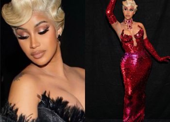 Cardi B Stuns In Paris While Attending The Thierry Mugler Exhibition