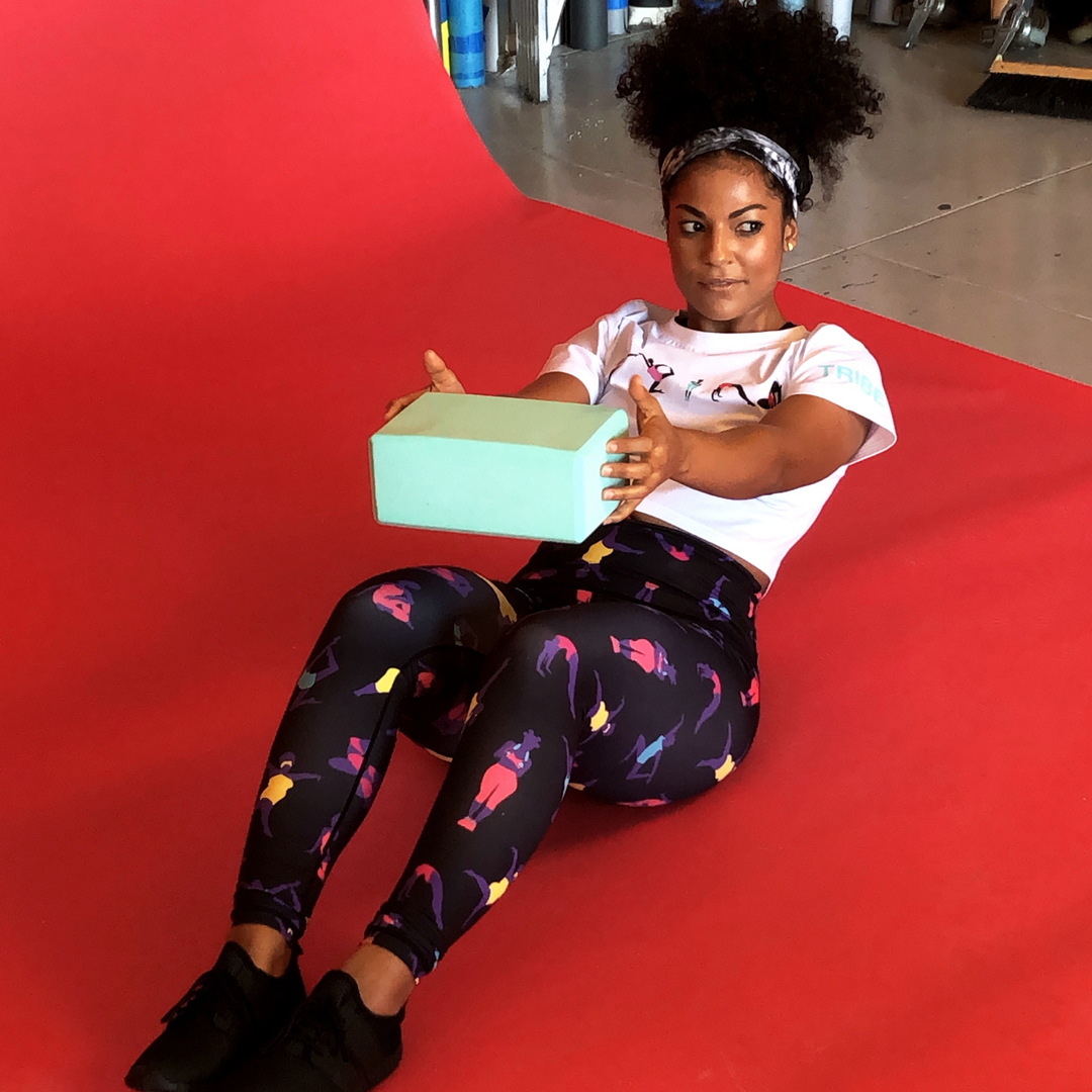 Black woman posing in Lukafit Activewear