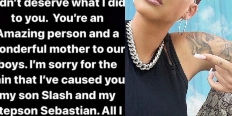 Amber Rose’s Husband Is Asking For Forgiveness Wants His Family Back