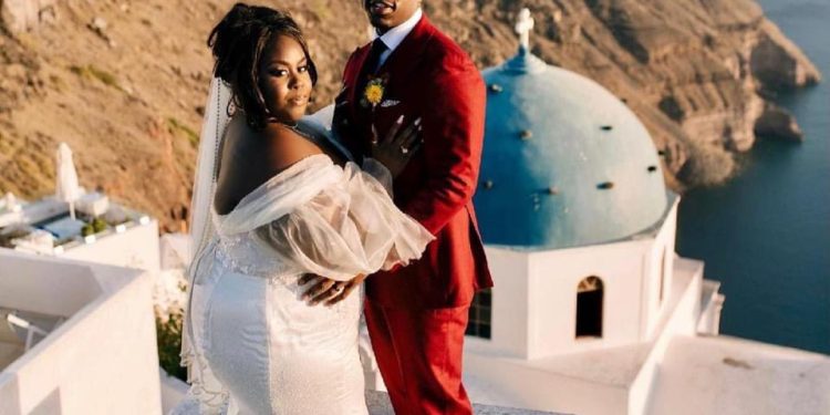 Disney Actress Raven Goodwin Ties The Knot In Beautiful Santorini Greece Wedding