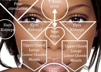 The Face Map And What It Tells You About Your Internal Health
