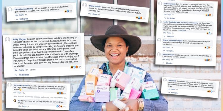 Black Owned Brand Honey Pot Sales Doubled Yesterday Following The Target Ad Backlash