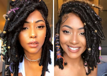 7 Women Rocking Thick Short Faux Locs You Should See + Two Tutorials