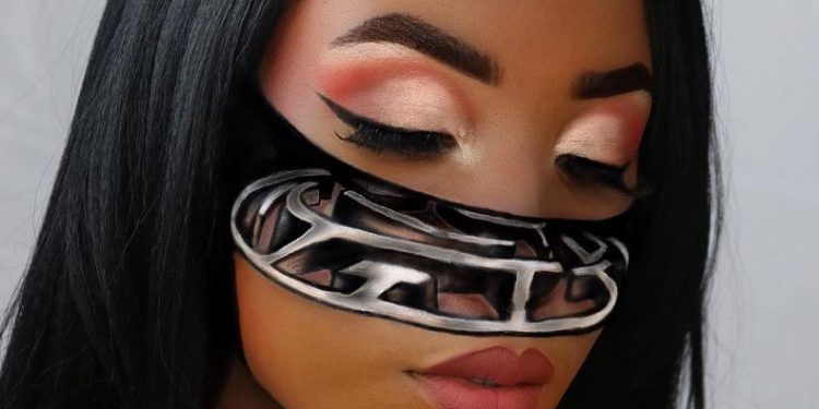 This 19 Yr Old Creates Gorgeous Optical Illusions On Her Face