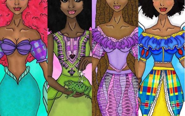 Caribbean Creative Re-imagines Disney Princesses According To Her ...