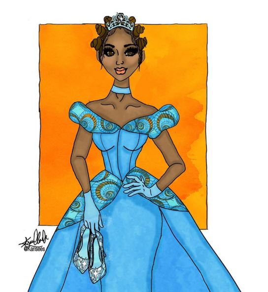 Afro Caribbean Disney princess
