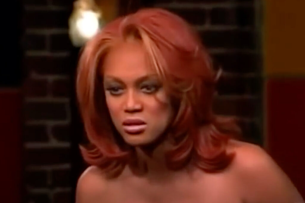 Tyra Banks With The Red Hair And "We Are Rooting For Her"