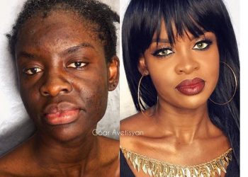 Russian Makeup Artist Transforms A Black Woman She Found In A Subway