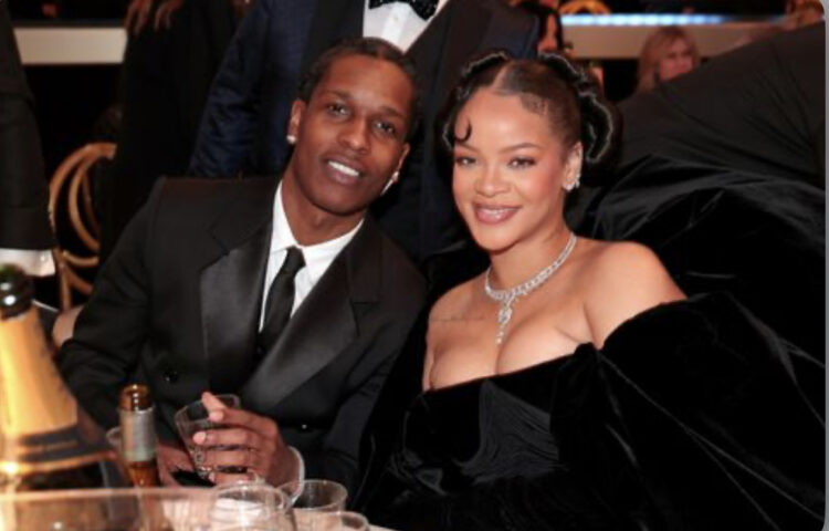 Rihanna And A$AP Rocky Make Golden Globes Debut