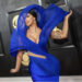 Cardi B's Stuns In Cutout Blue Dress Is a Grammys 2023 Red Carpet