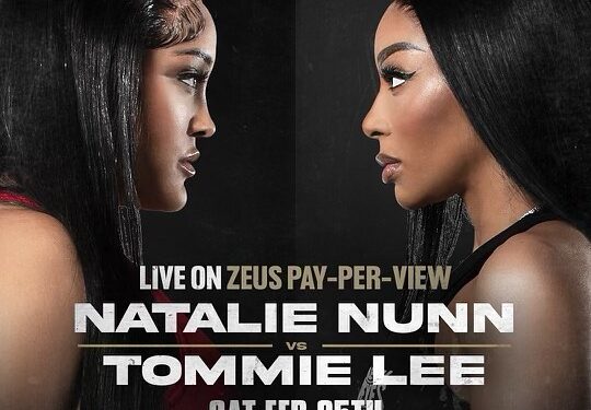 Natalie Nunn and Tommie Lee Boxing Match