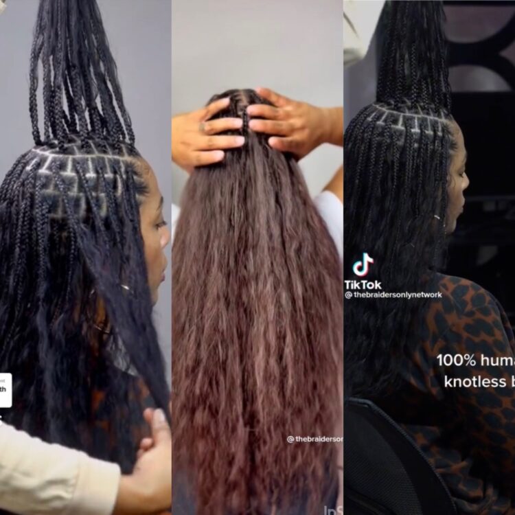 Human Hair Knotless Braids Has Us In A Chokehold! Here's Why We Love It