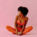 Black woman meditation
