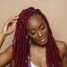 burgundy soft locs
