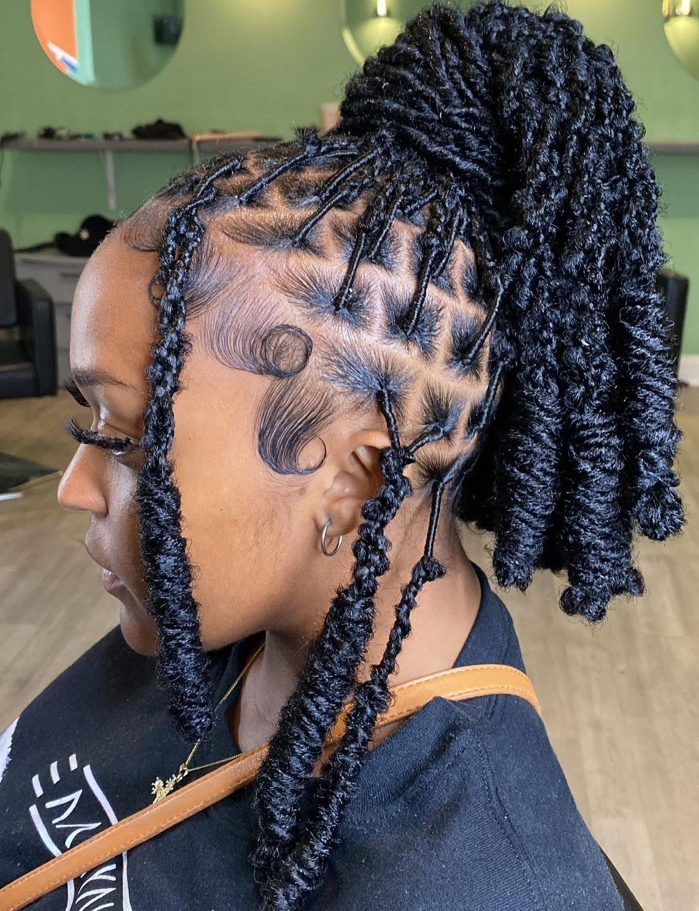 soft locs with knots