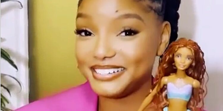 halle bailey little mermaid doll