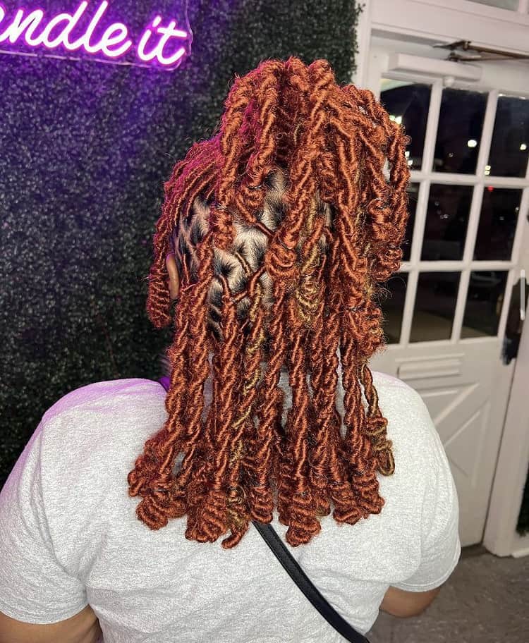 invisible locs with color