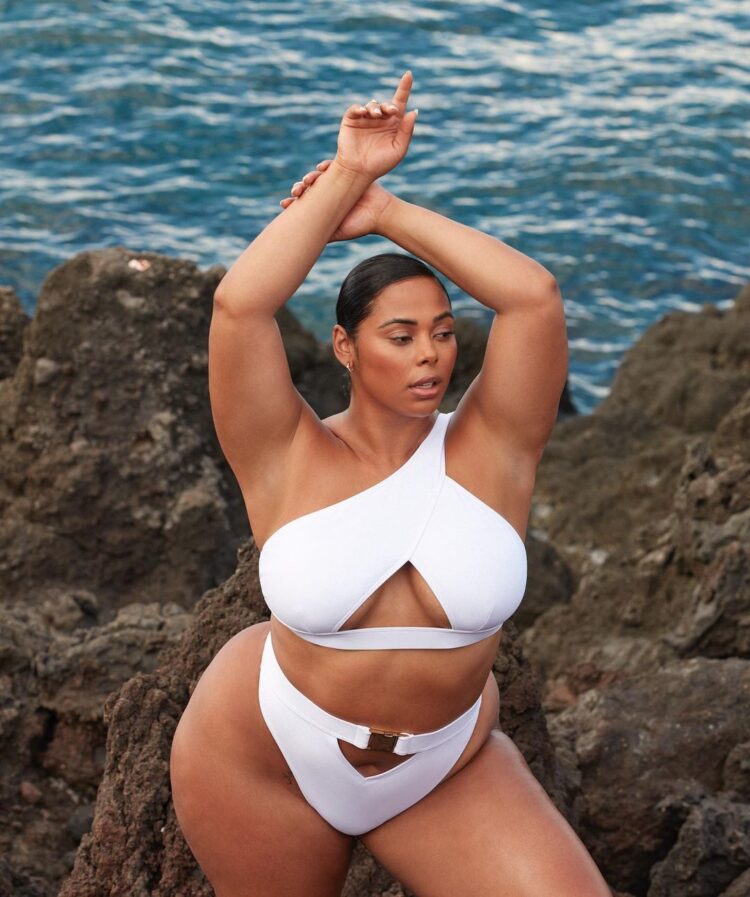 plus-size swimsuit