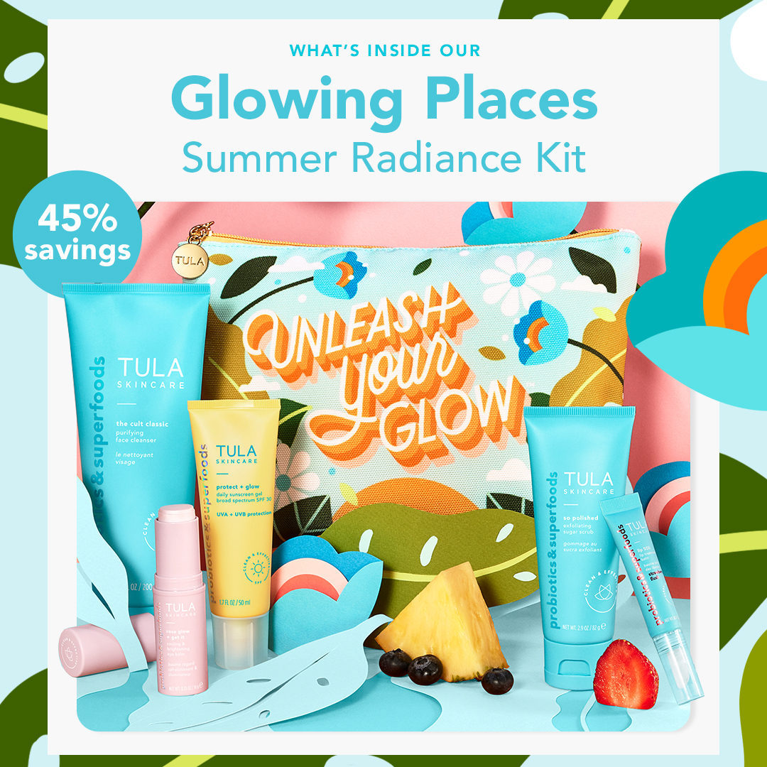 Tula Glowing Places Summer Radiance Kit