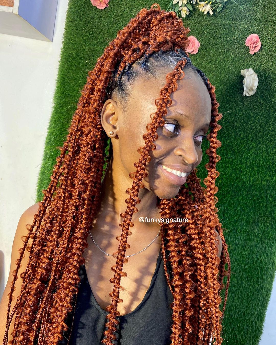 passion braids with beads