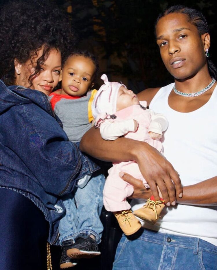 Rihanna and A$AP Share Snaps Of Their Beautiful Family And First Look At Baby Riot Rose