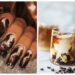 TikTok iced coffee nails