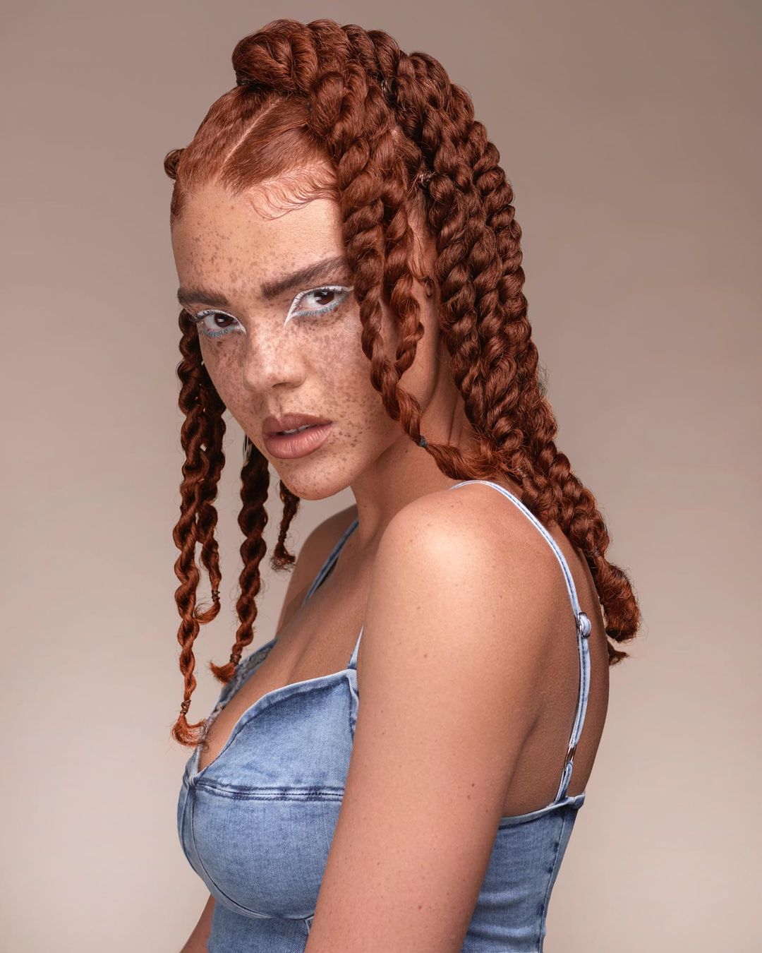 copper hair color black girl