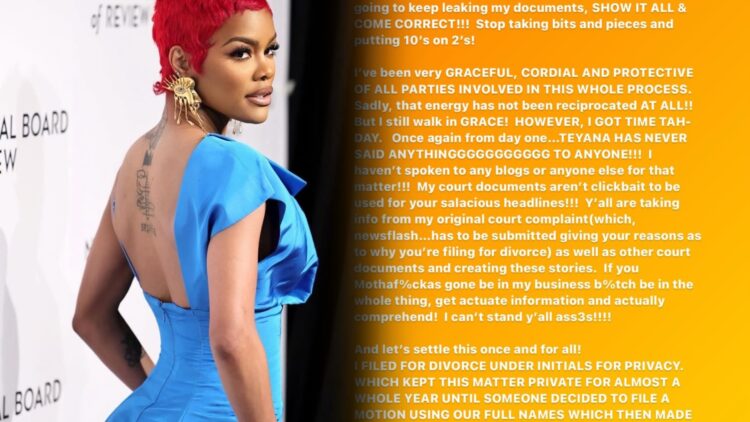Teyana Taylor Blasts TMZ For Posting A Story About Iman Cutting Off Their Utilities