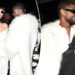 ‘Newlyweds’ Usher and Jennifer Goicoechea Match In White At a Private Super Bowl Afterparty With Family And Friends