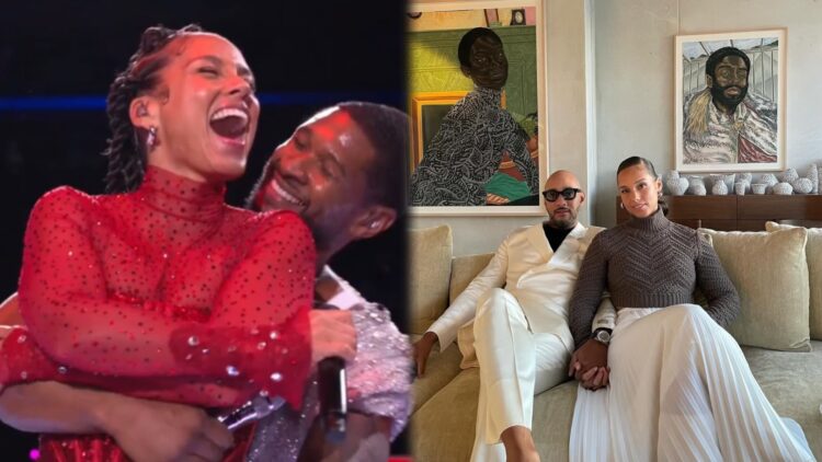 Swizz Beatz Gives Usher And Alicia Keys’ Their Flowers After Viral Halftime Performance - “Y’all talking about the wrong damn thing!!"