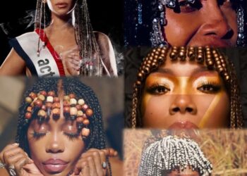 Braided Bangs With Beads