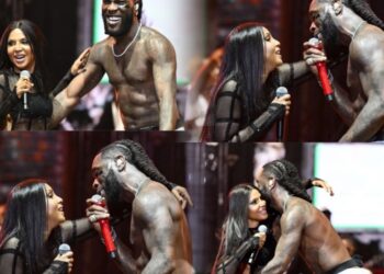 Fans React To Burna Boy Bringing Out Toni Braxton During His ATL Concert Stop